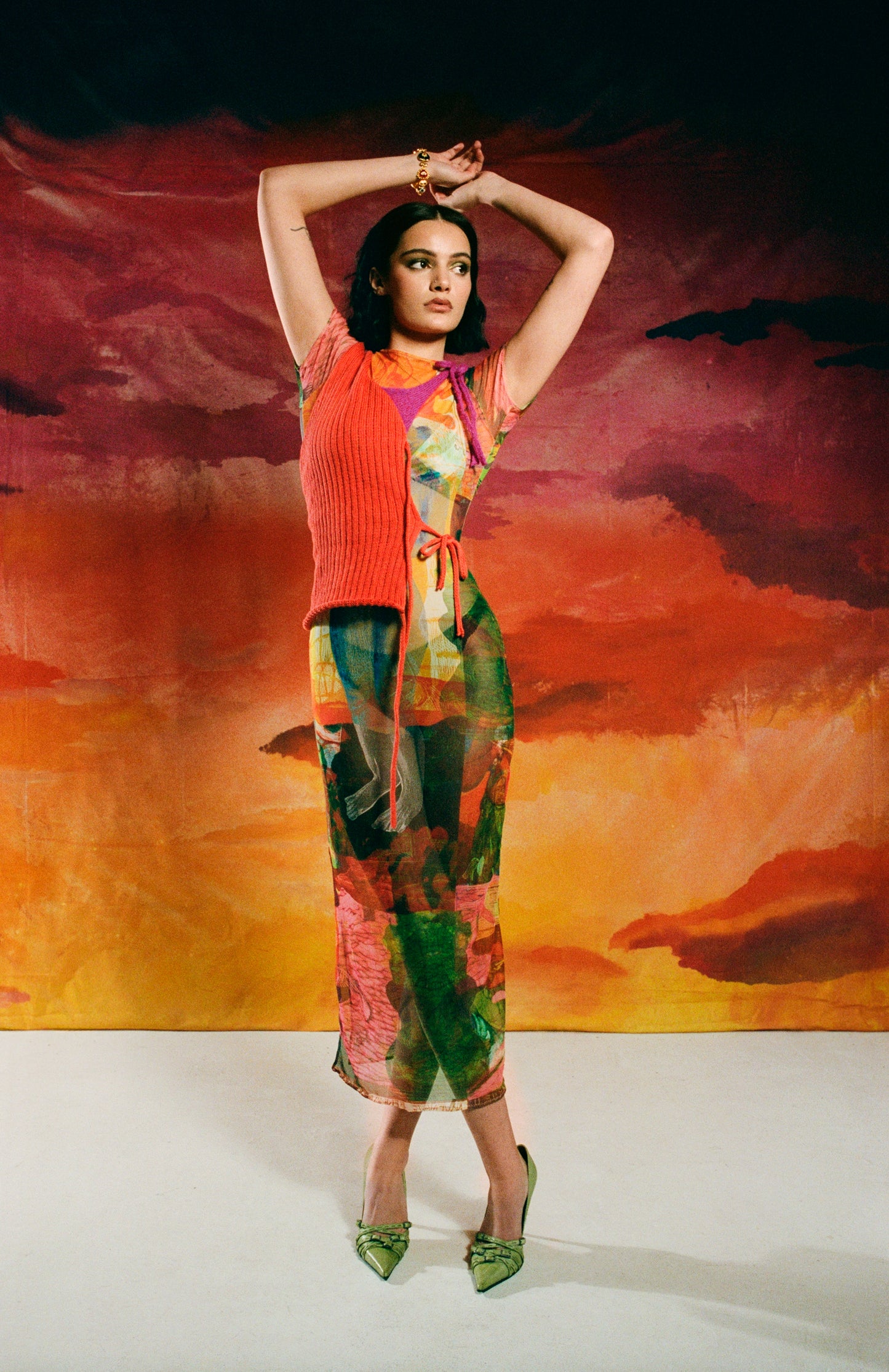 The Soleil Mesh Dress