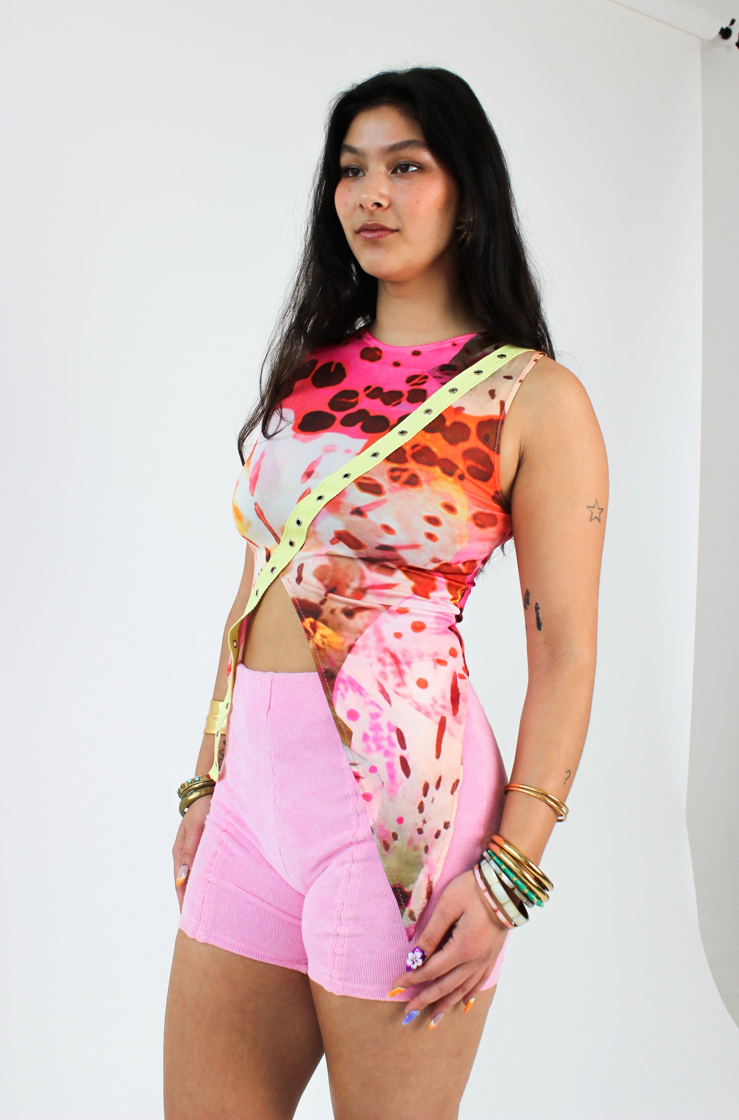 The Blossom Asymmetric Sleeveless Top