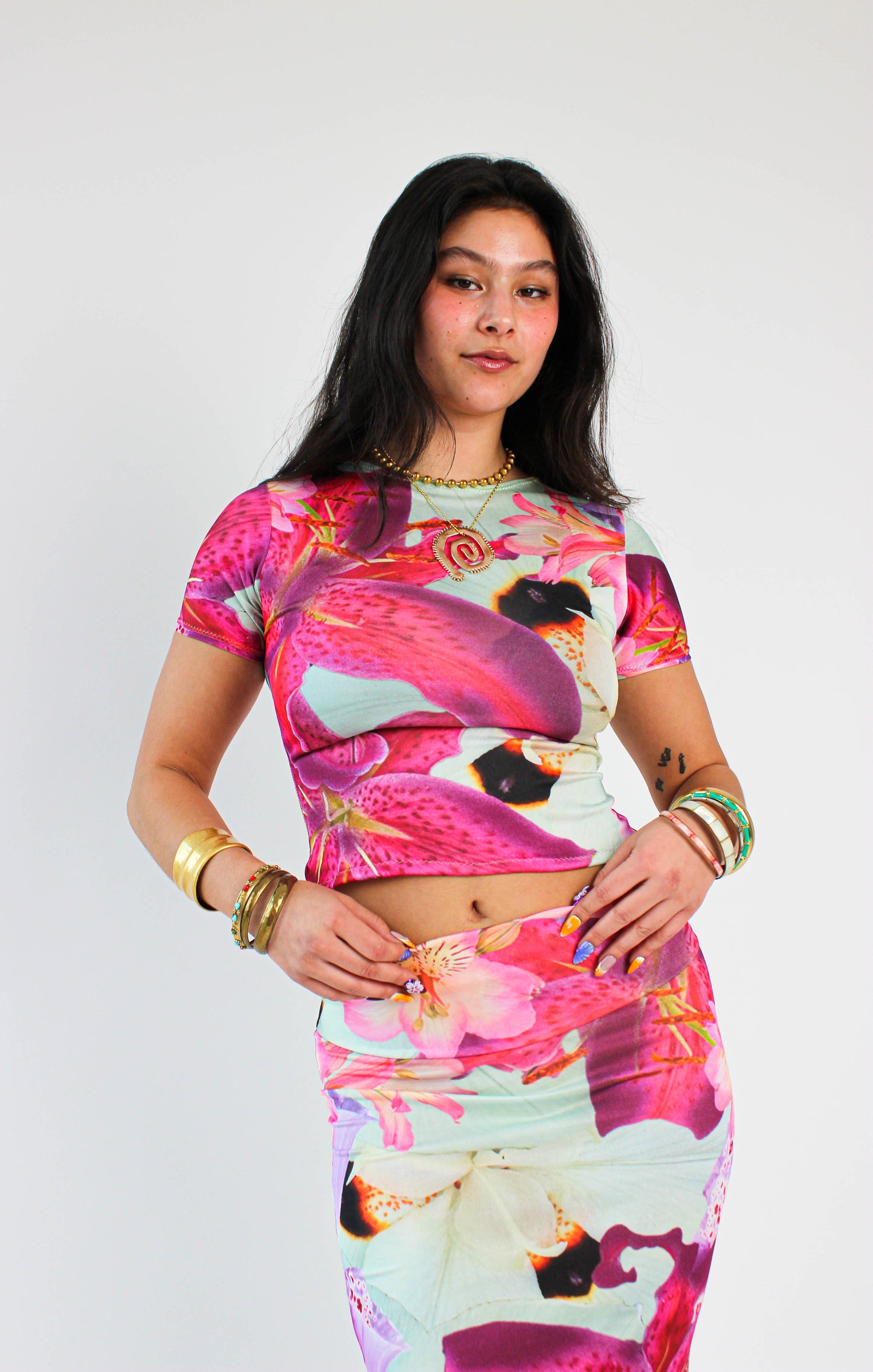 The Full Bloom Baby Tee