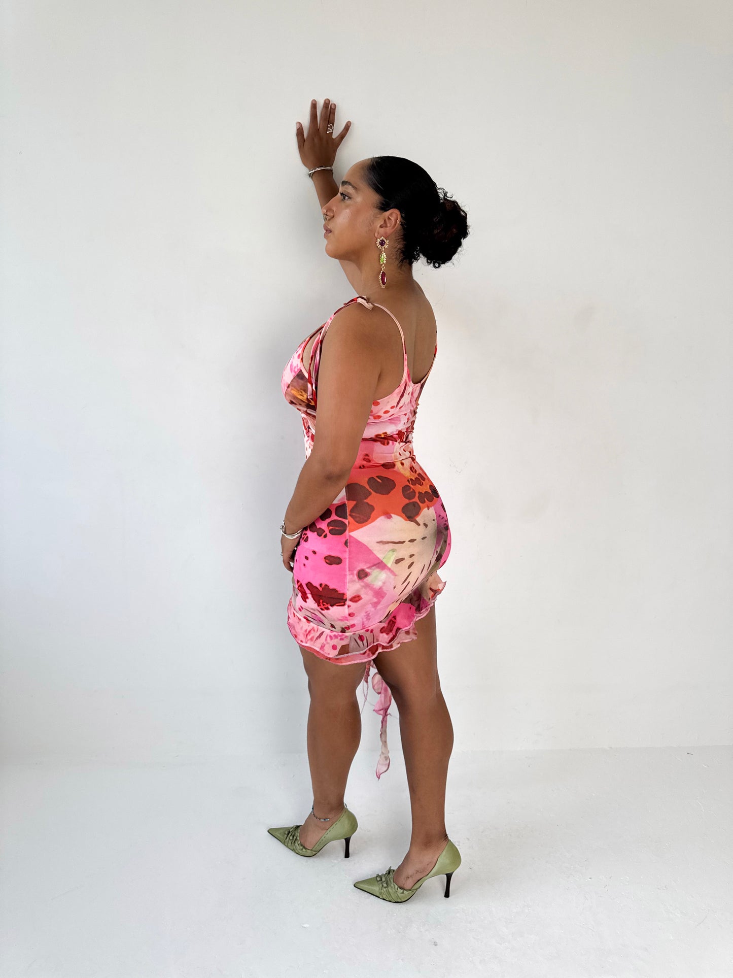 Blossom Ruffle Mini Dress (XS-XL)