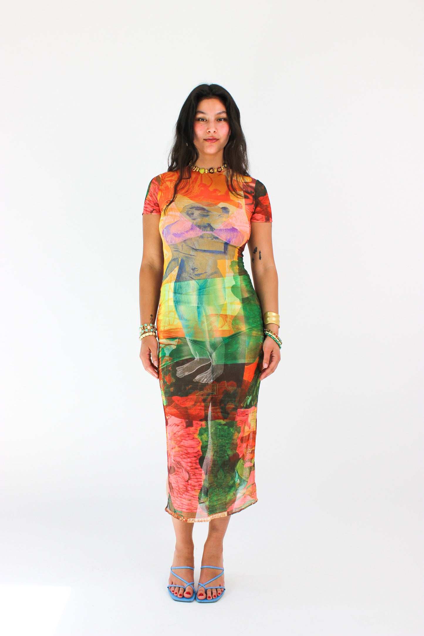 The Soleil Mesh Dress
