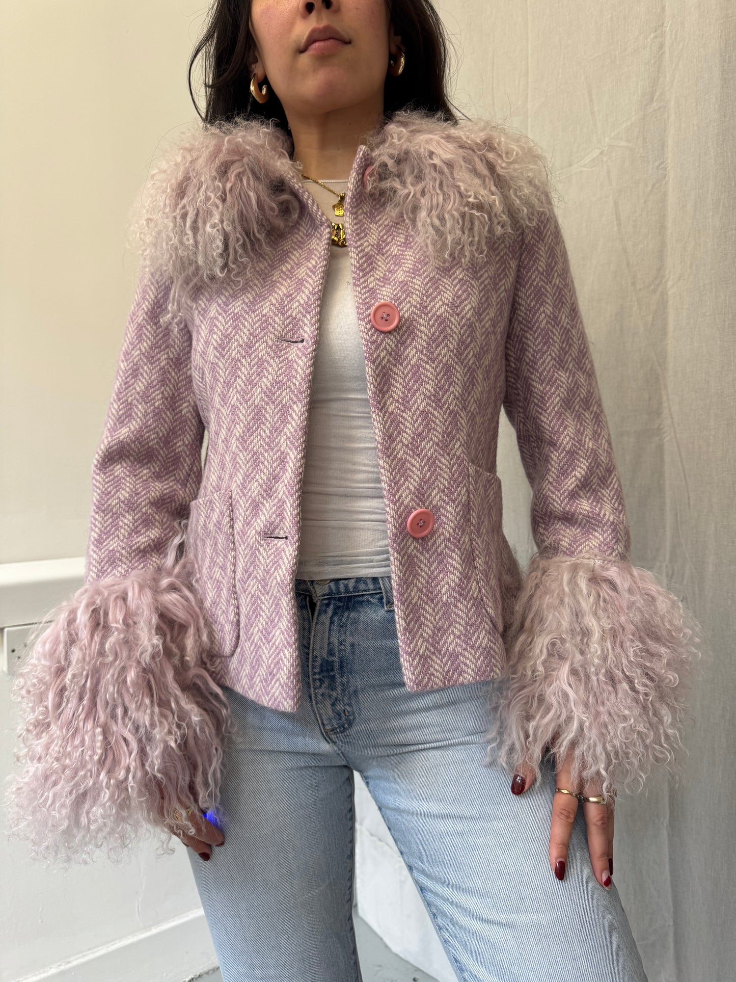 Lilac Wool Jacket