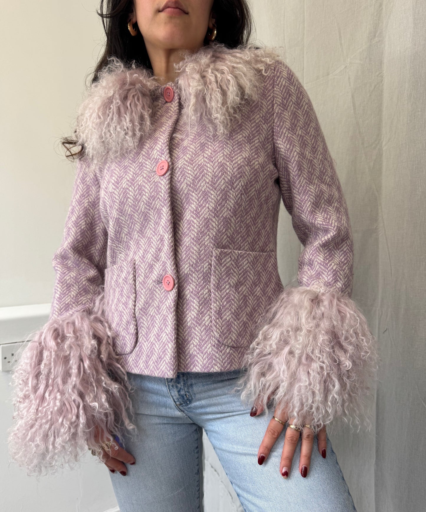 Lilac Wool Jacket
