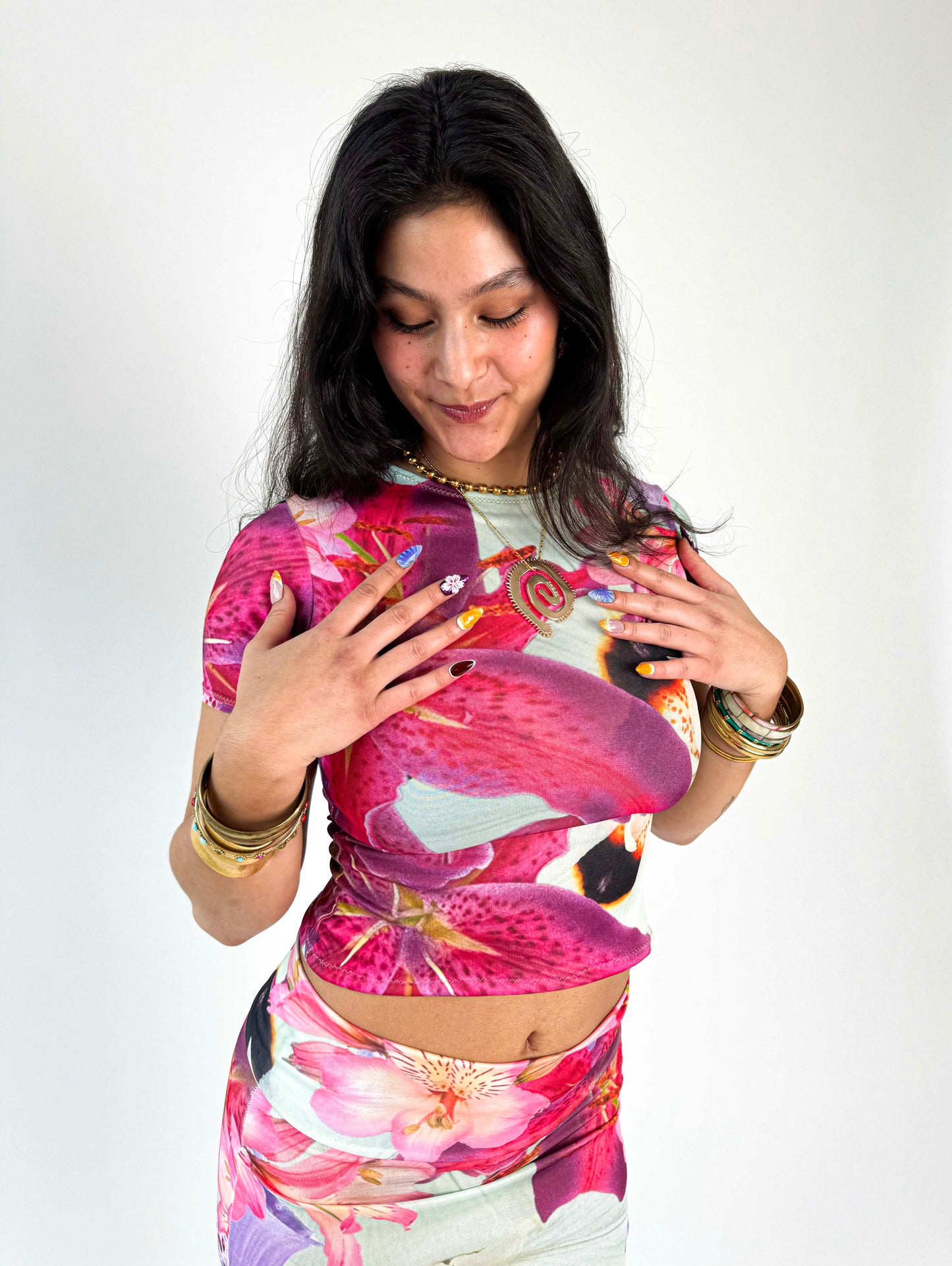 The Full Bloom Baby Tee