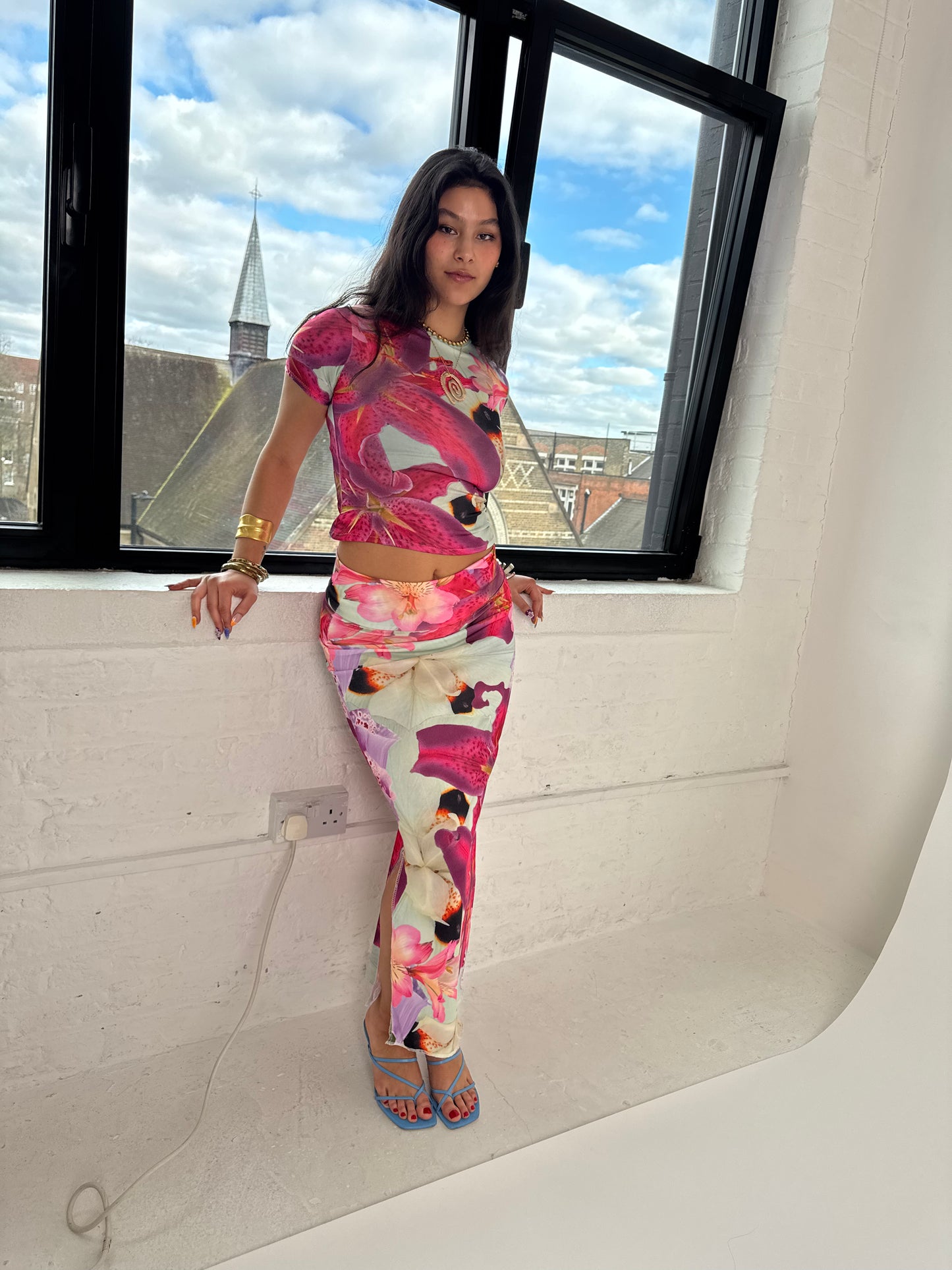 The Full Bloom Maxi Skirt