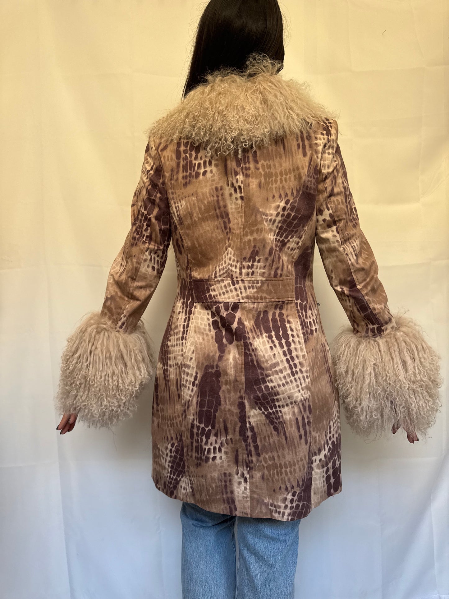Animal Print Long Jacket