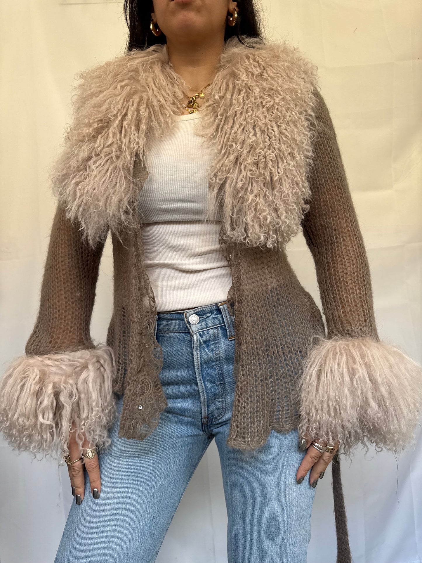 Grey Wrap Cardie