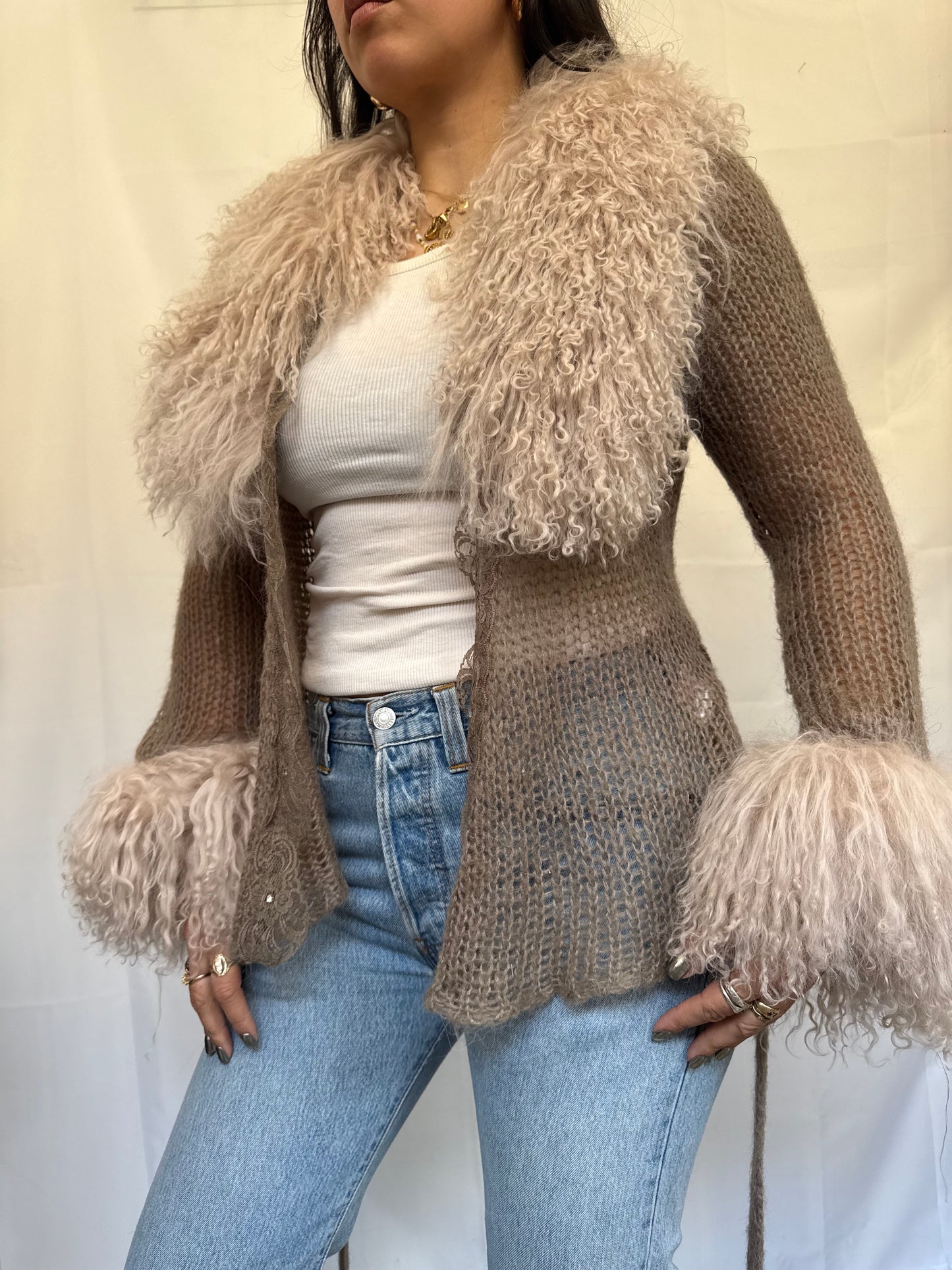 Grey Wrap Cardie