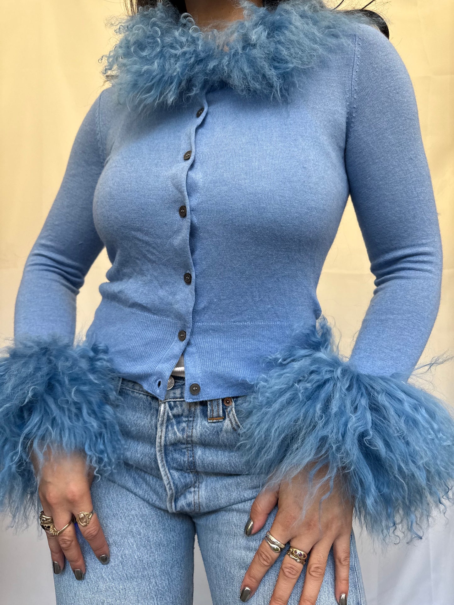 Cornflour Blue Cardigan