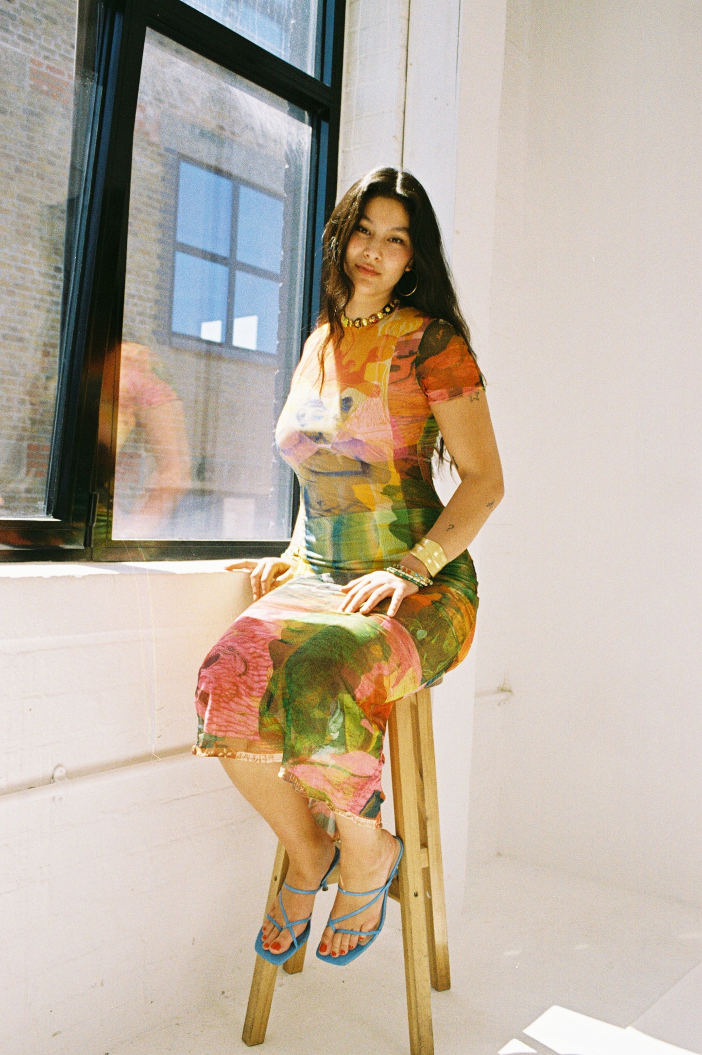 The Soleil Mesh Dress