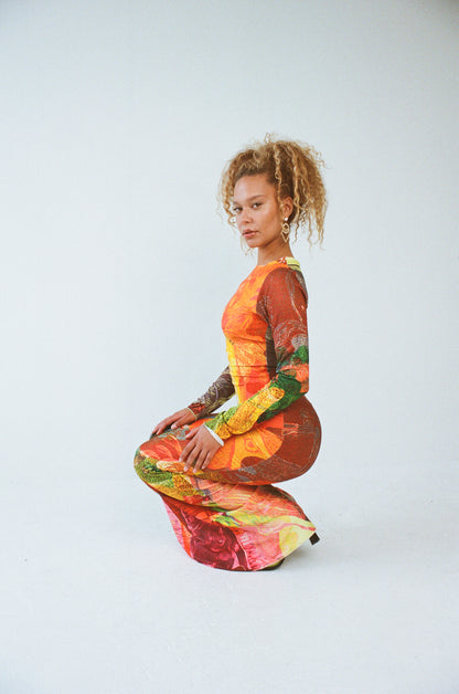 The Long-Sleeve Soleil Jersey Dress