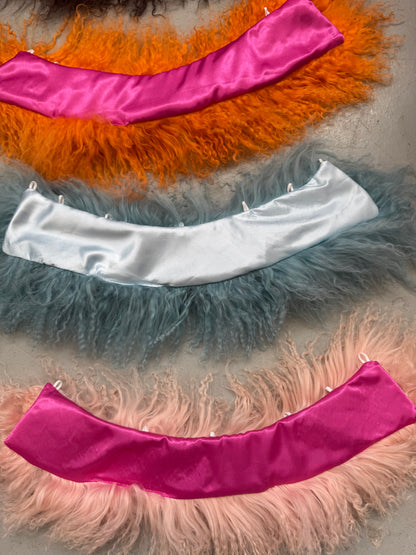 Fluffy Mongolian Detachable Collar