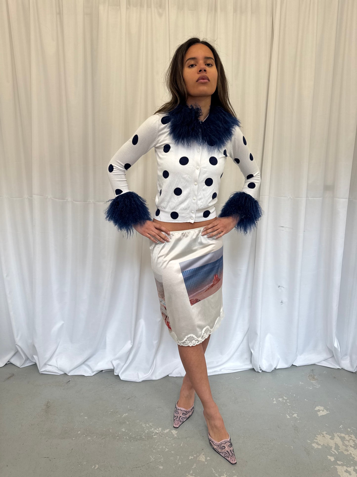 Polka-dot Cardigan