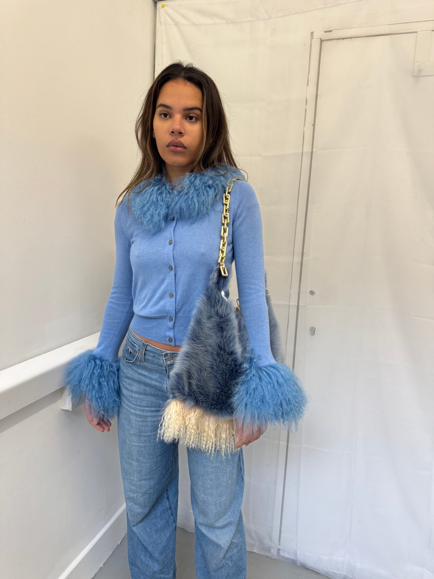 Cornflour Blue Cardigan