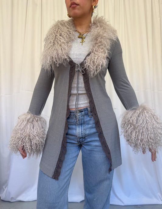 Long Grey Cardigan