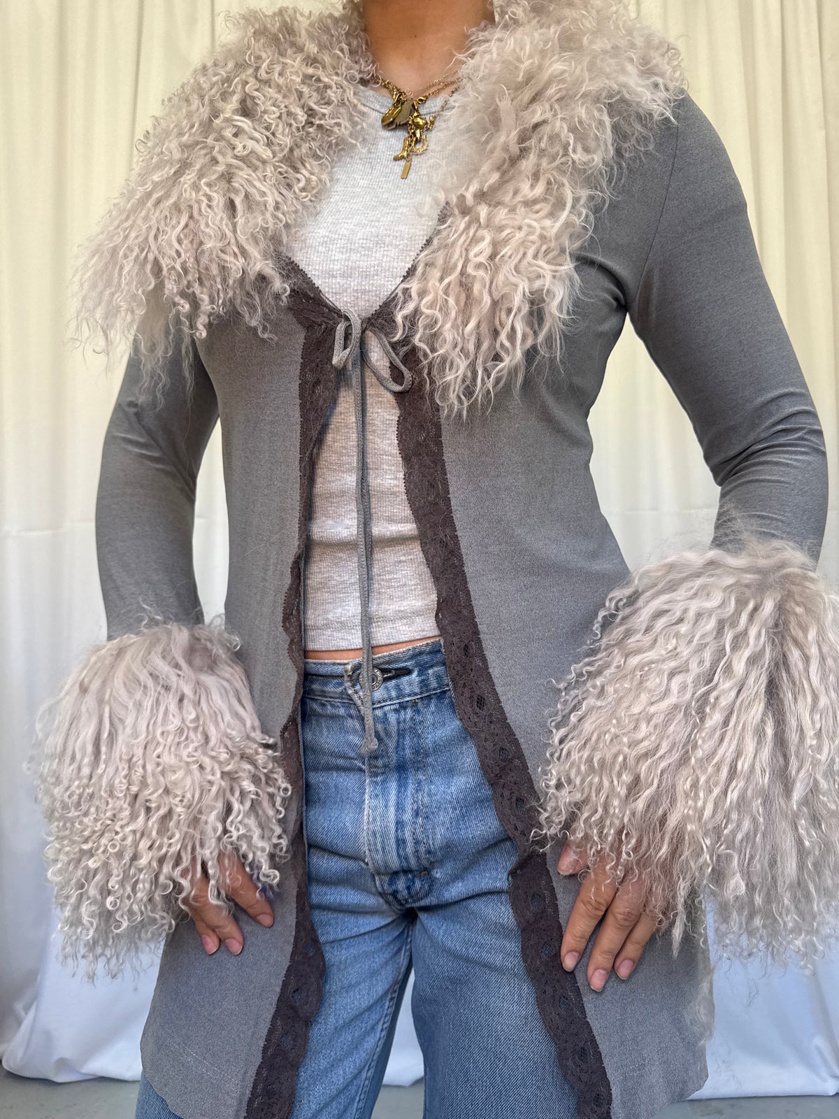 Long Grey Cardigan