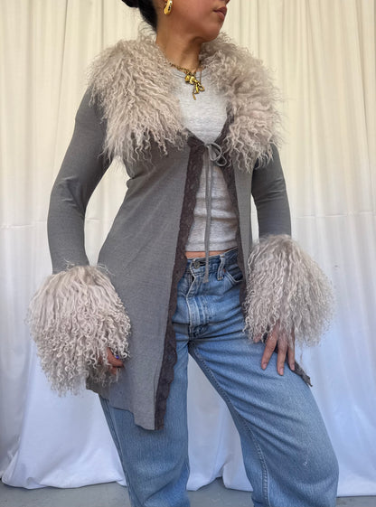 Long Grey Cardigan