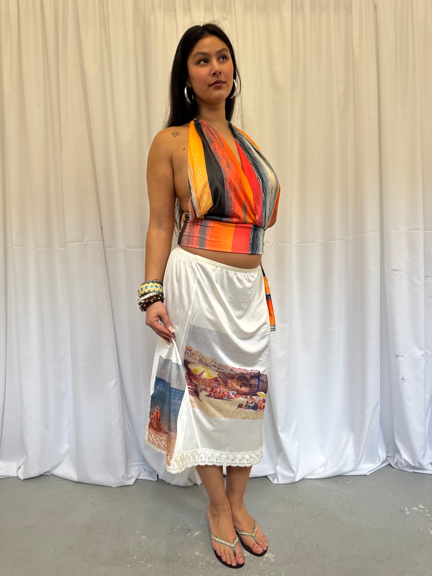 Postcard Slip Skirt 3 (M/L)