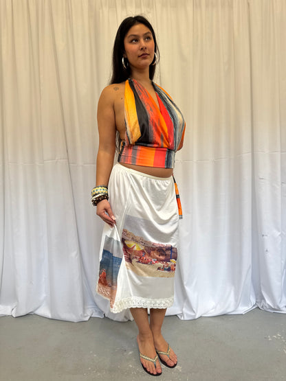 Postcard Slip Skirt 3 (M/L)