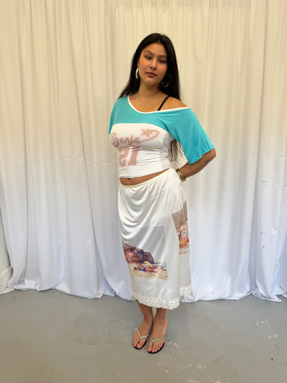 Postcard Slip Skirt 3 (M/L)