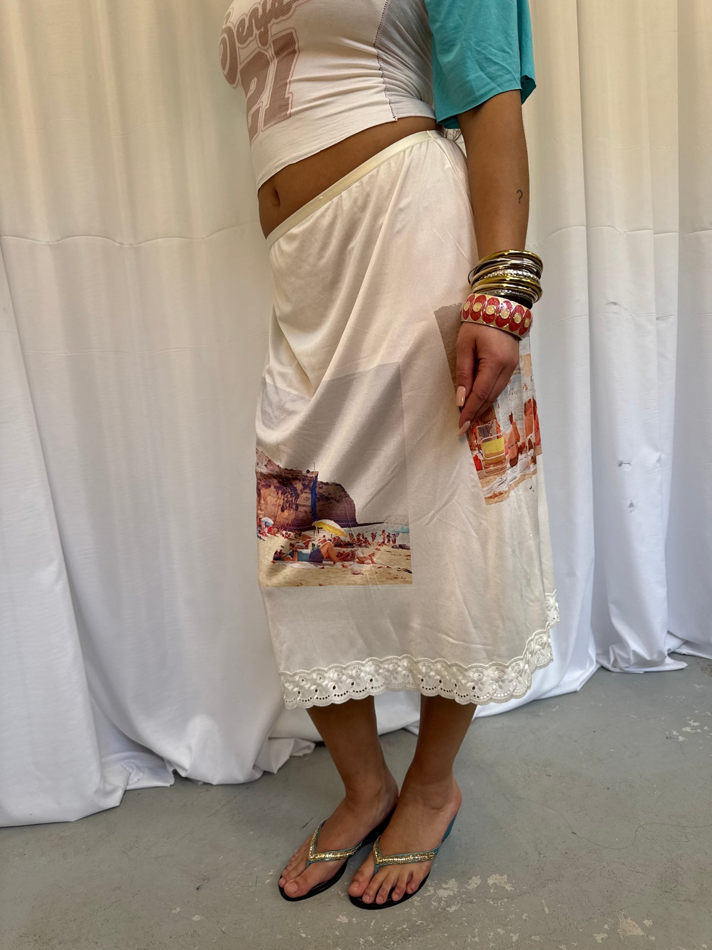 Postcard Slip Skirt 3 (M/L)