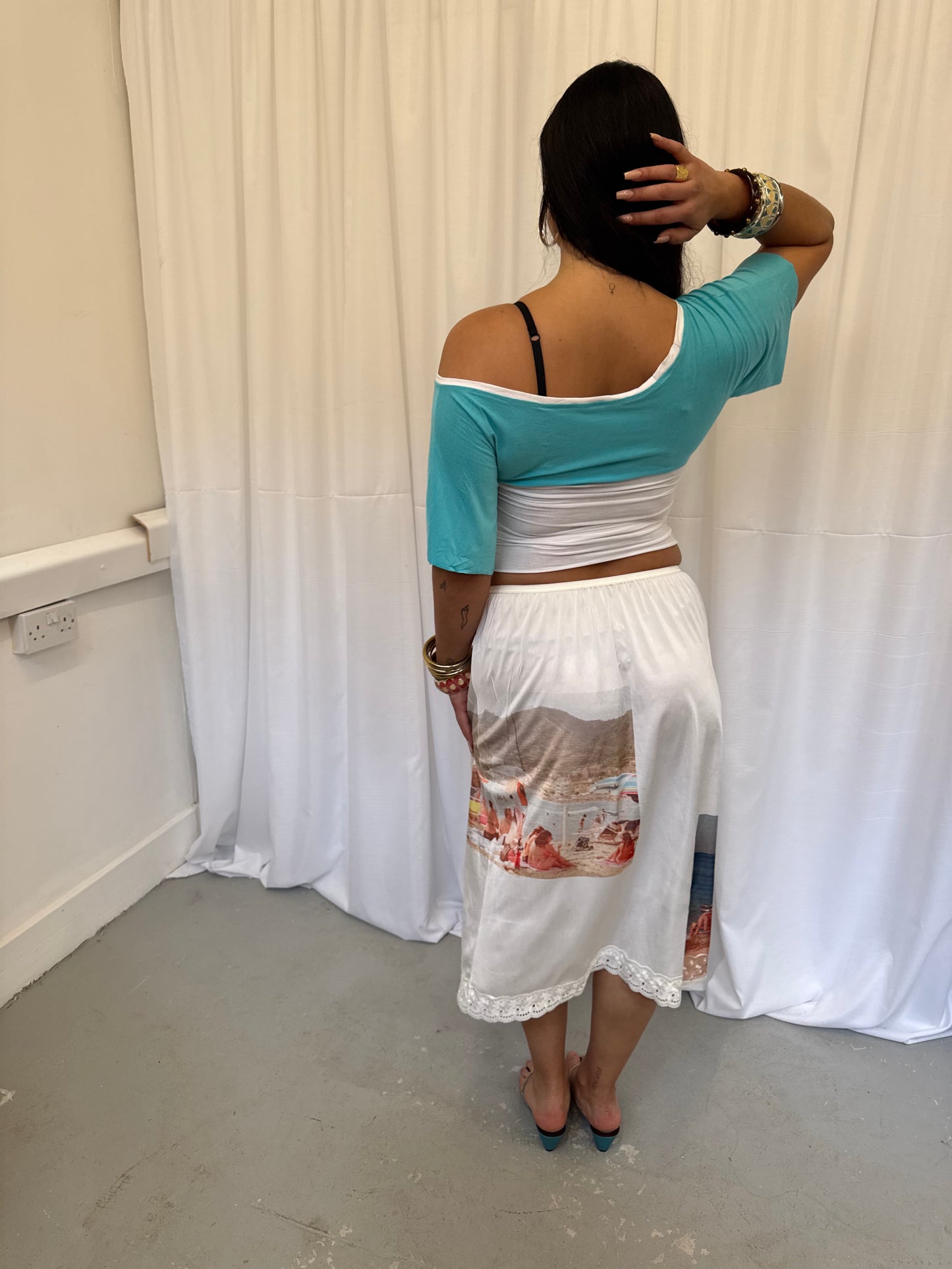 Postcard Slip Skirt 3 (M/L)