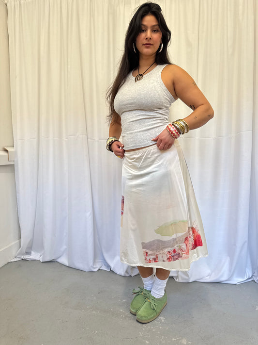 Postcard Slip Skirt 4 (M/L)