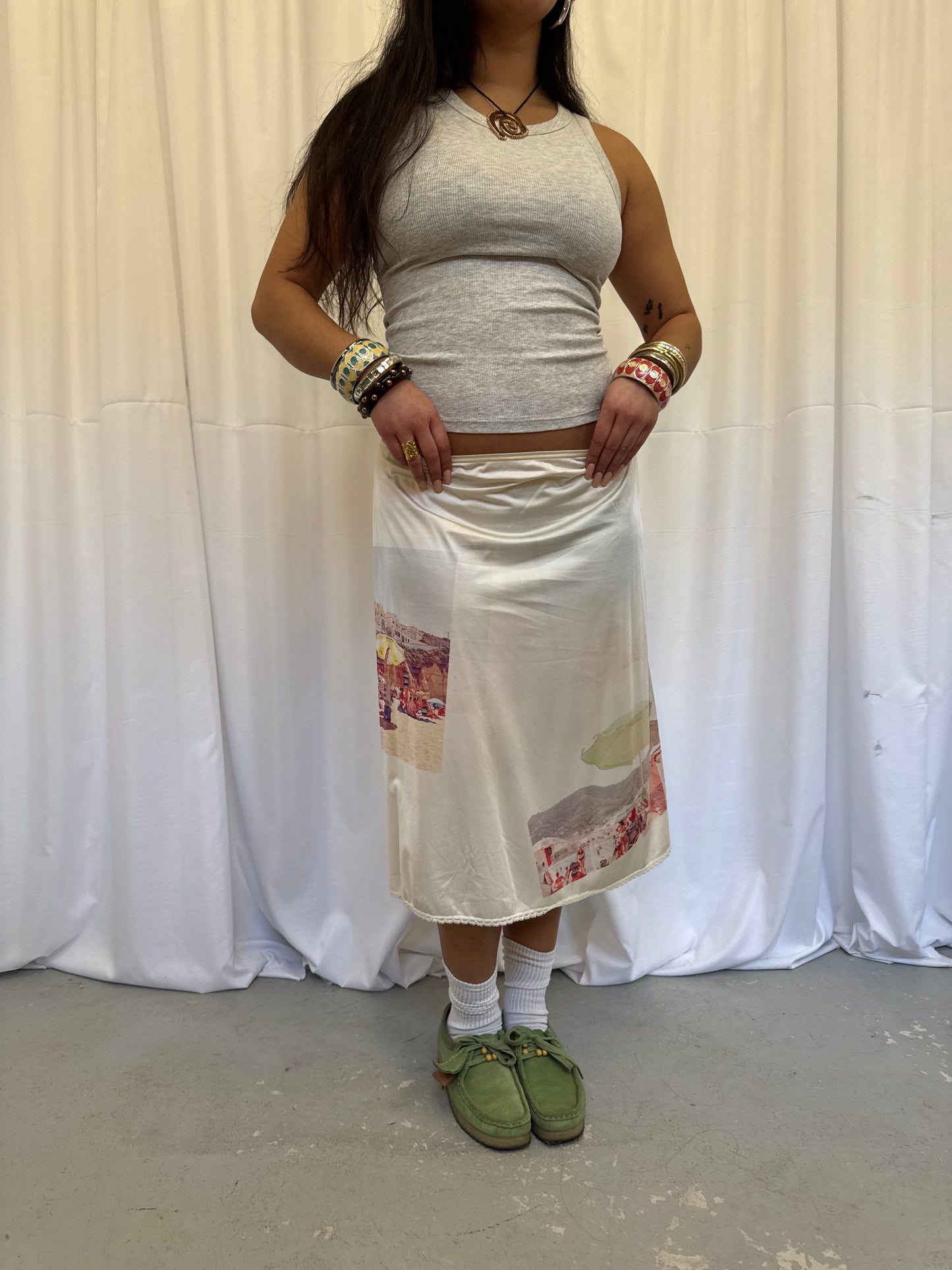 Postcard Slip Skirt 4 (M/L)