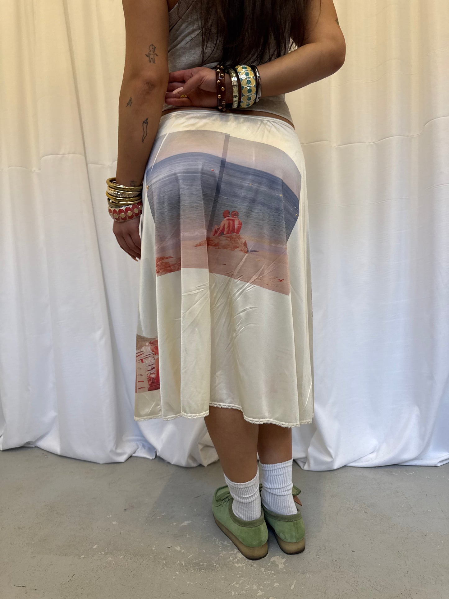 Postcard Slip Skirt 4 (M/L)