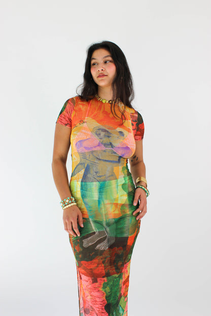 The Soleil Mesh Dress