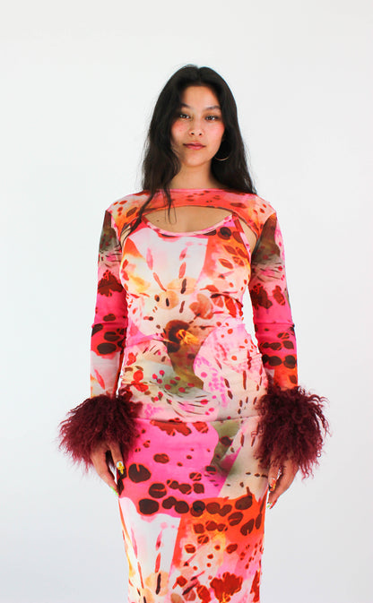 The Blossom Mesh Sleeves