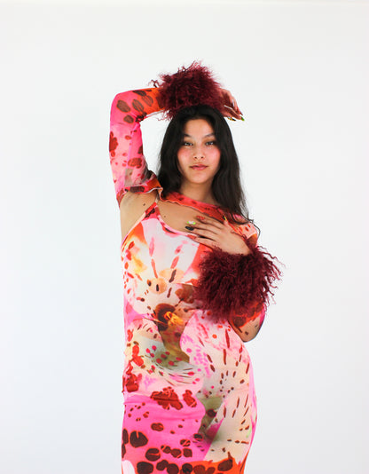 The Blossom Mesh Sleeves