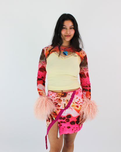 The Blossom Mesh Sleeves