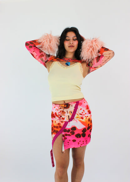 The Blossom Mesh Sleeves