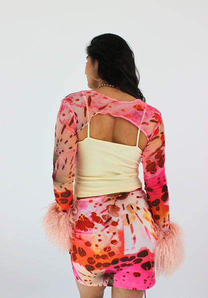 The Blossom Mesh Sleeves