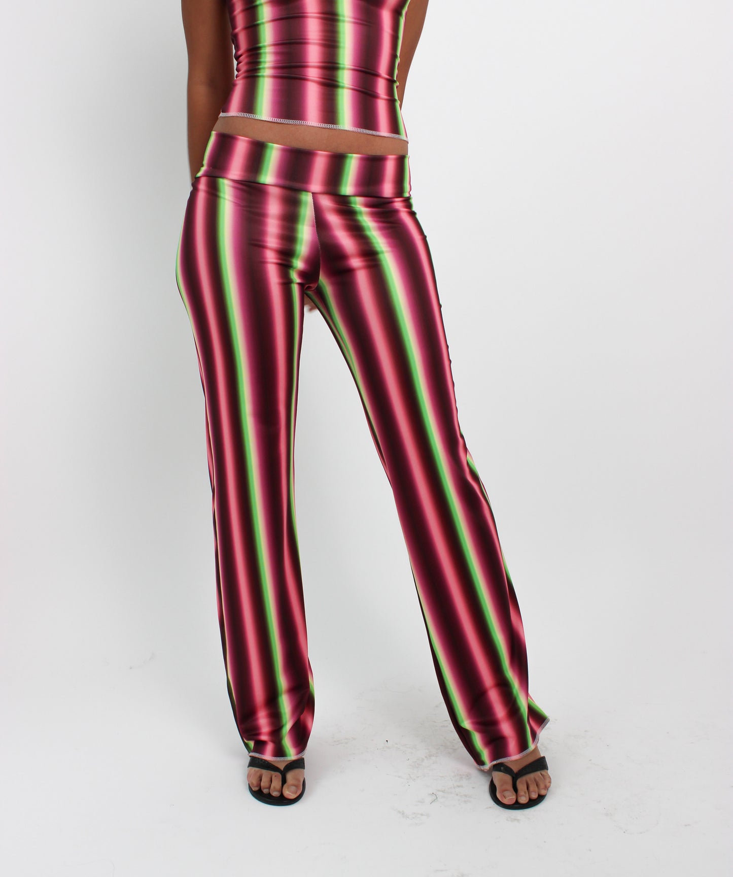 The Raspberry Stripe Trousers