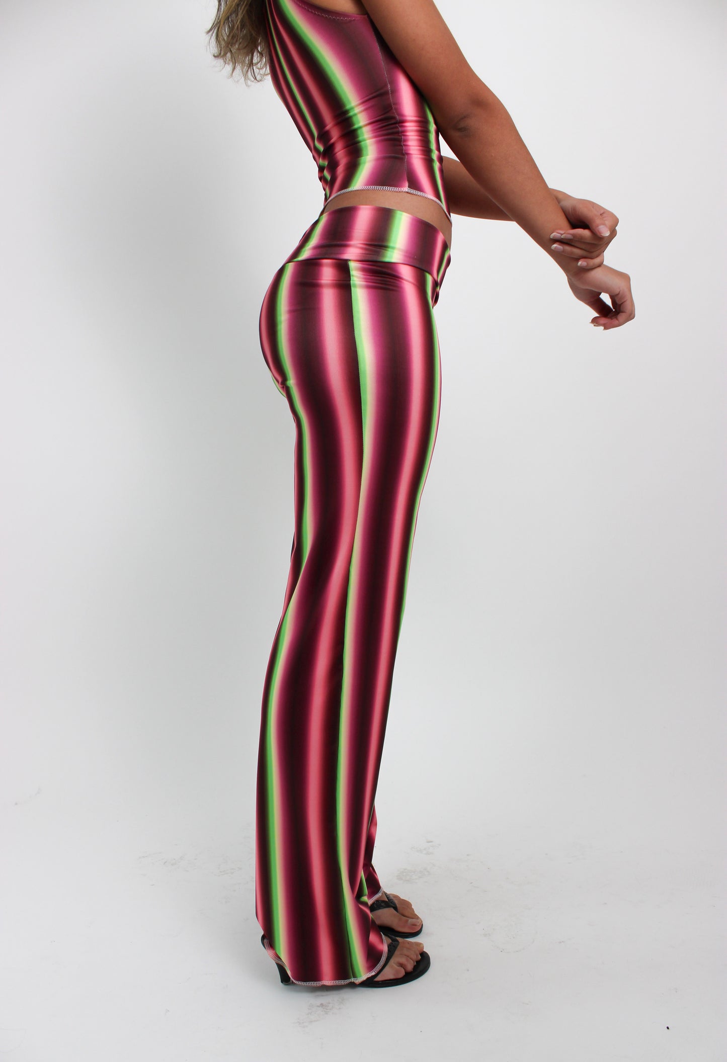 The Raspberry Stripe Trousers