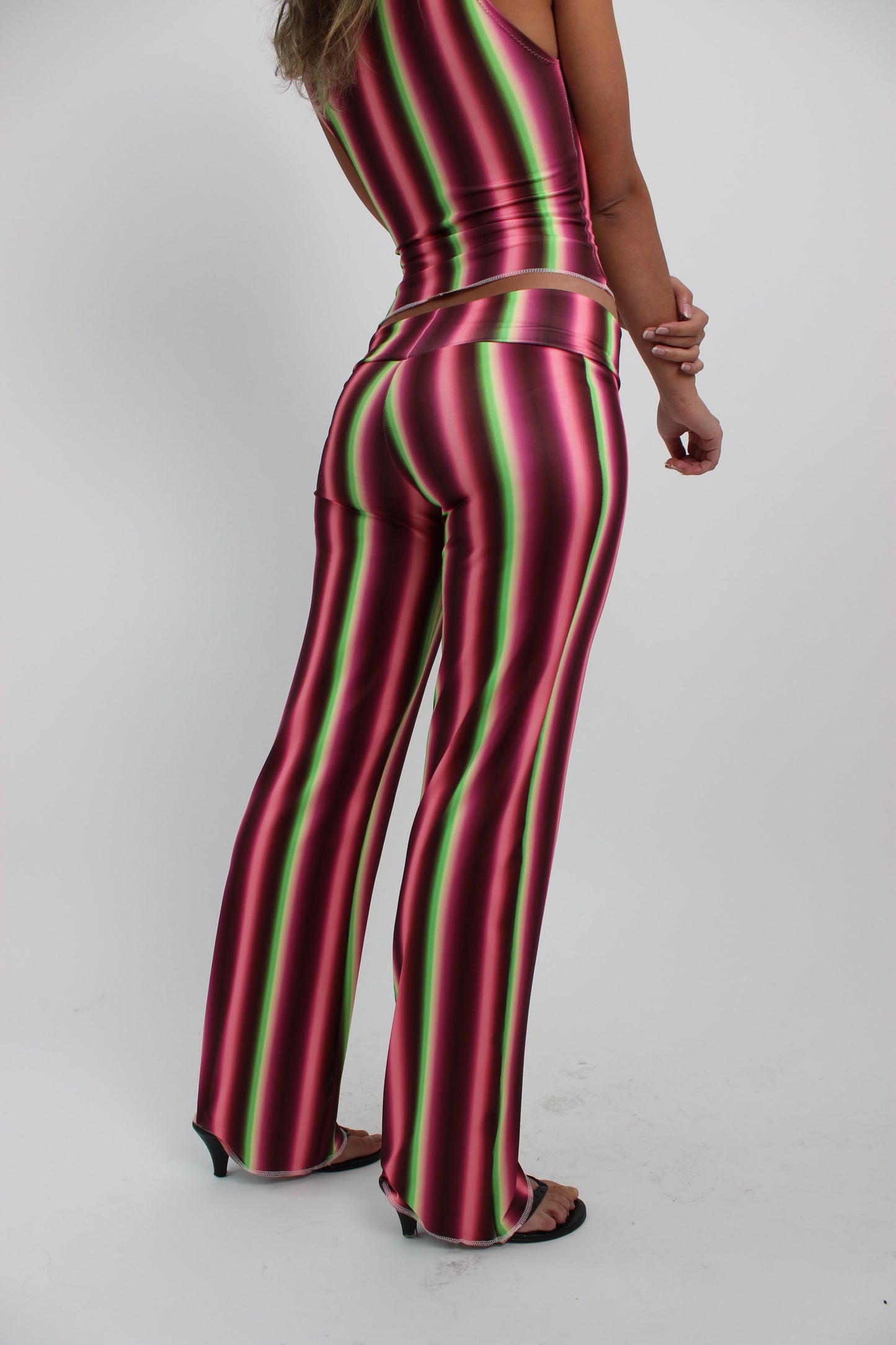 The Raspberry Stripe Trousers