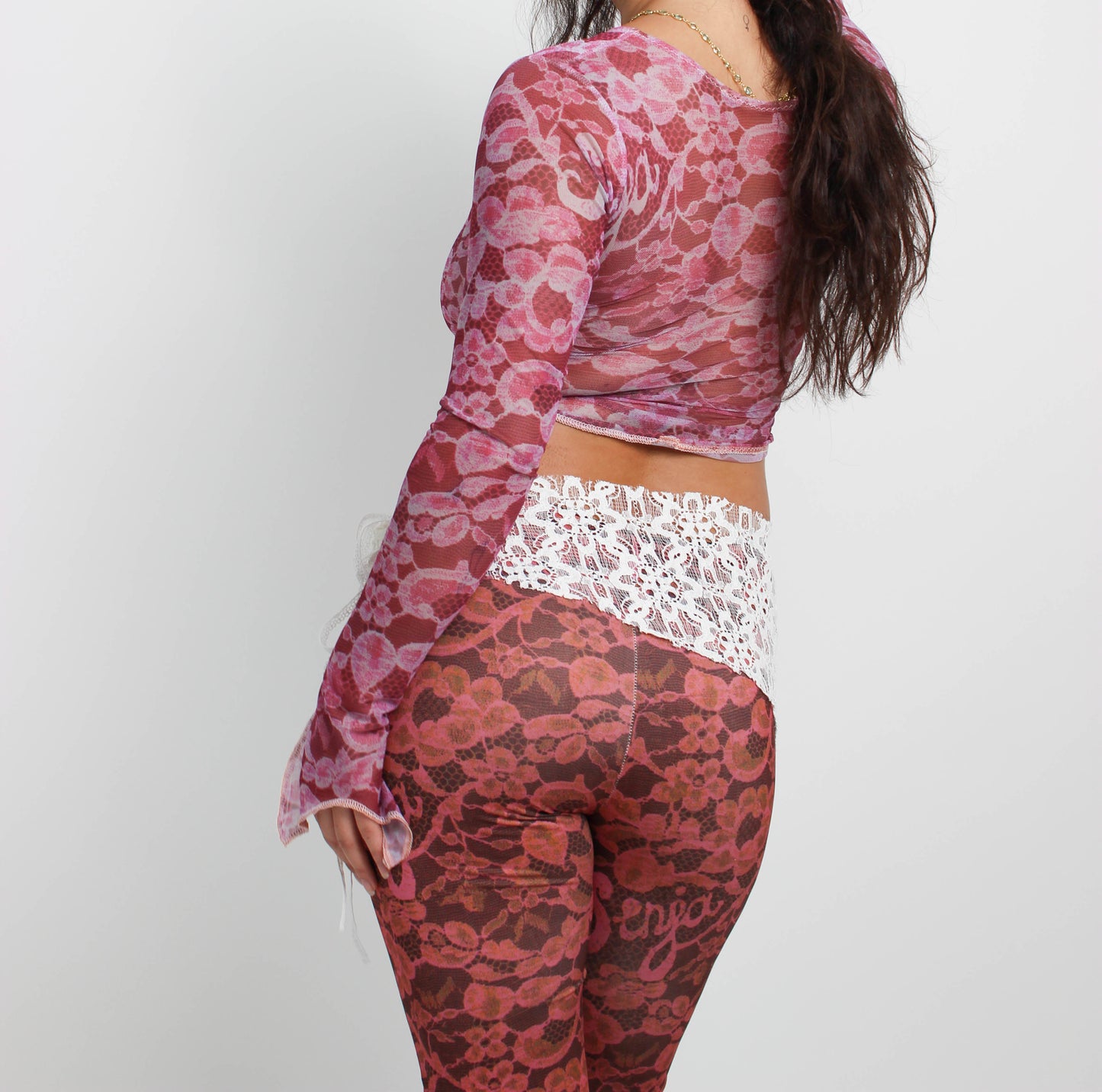 The Lace Mesh Zip-up