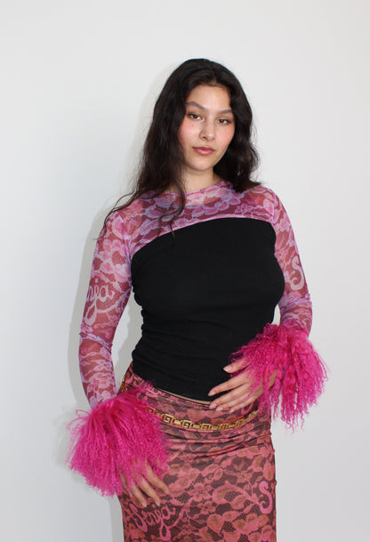 The Lace Mesh Sleeves
