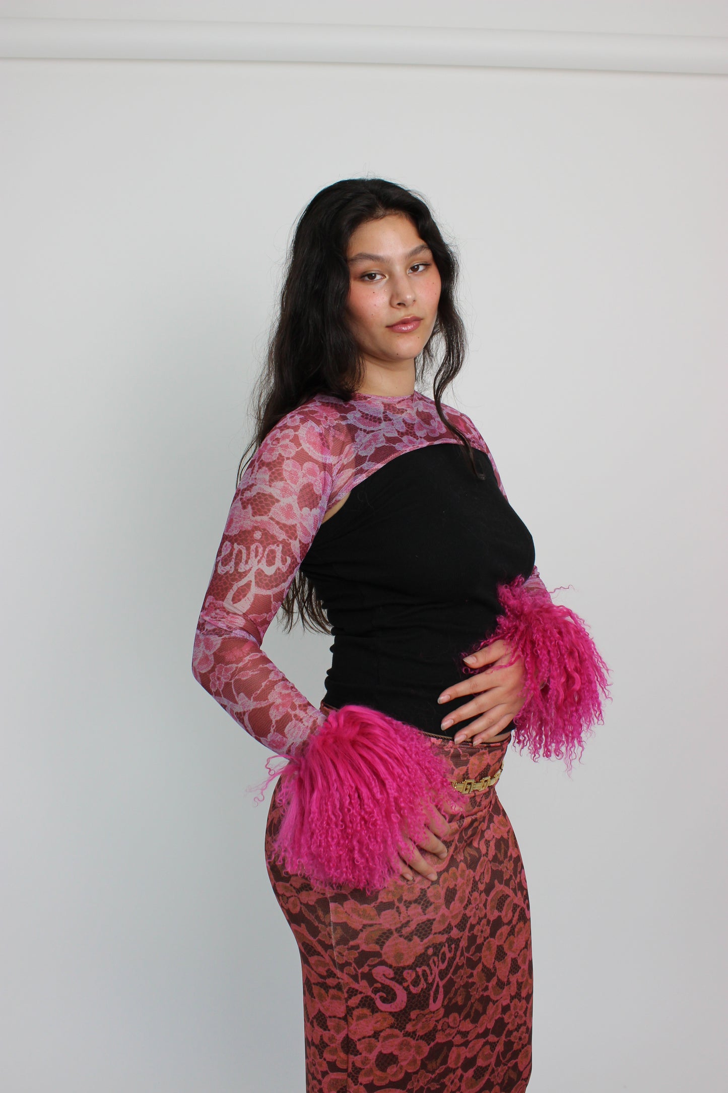 The Lace Mesh Sleeves