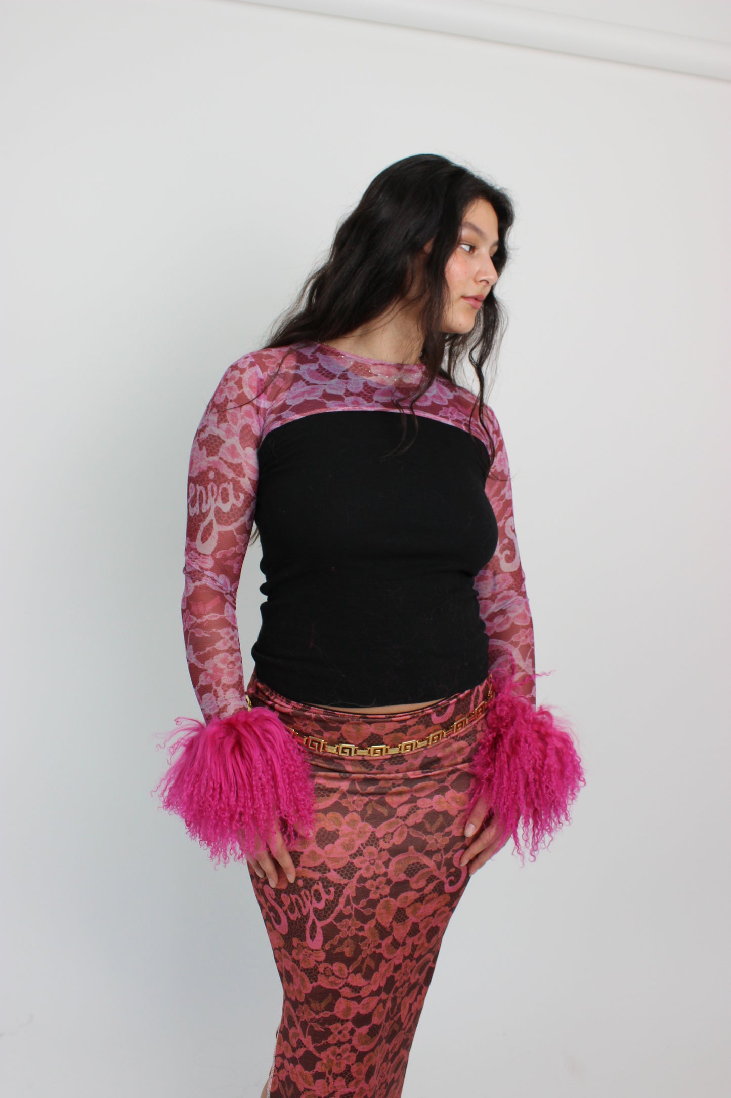 The Lace Mesh Sleeves