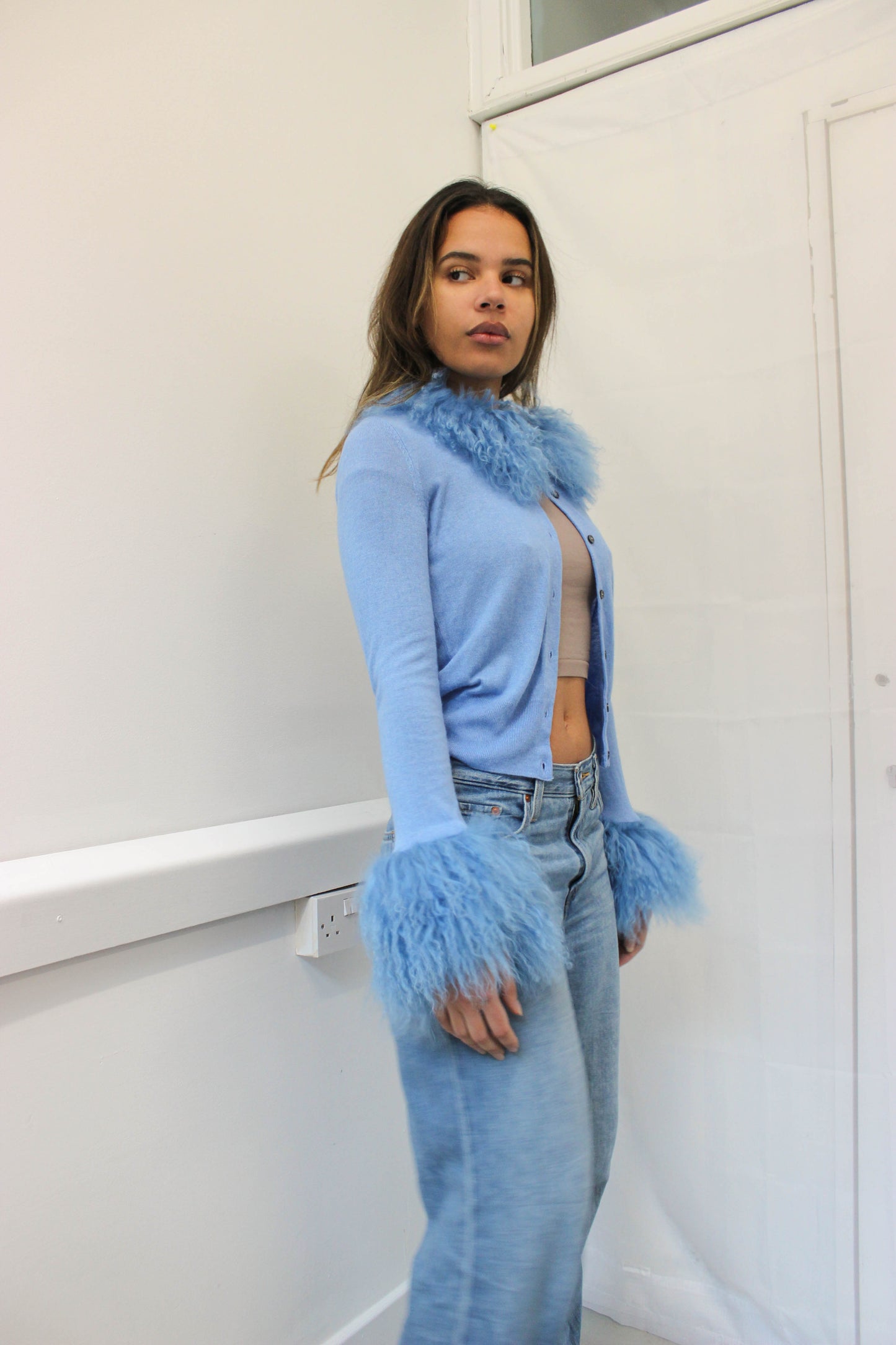 Cornflour Blue Cardigan