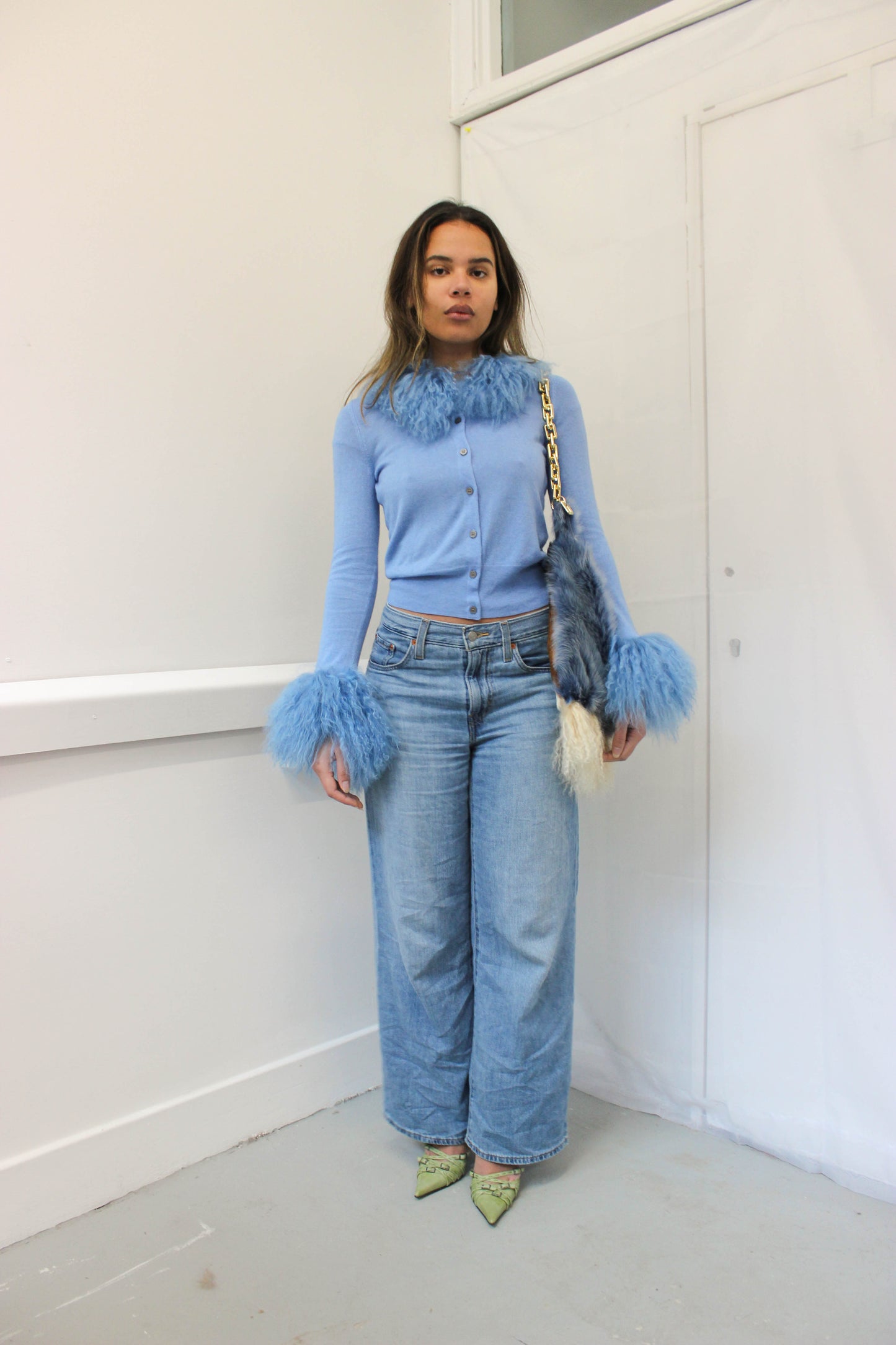 Cornflour Blue Cardigan