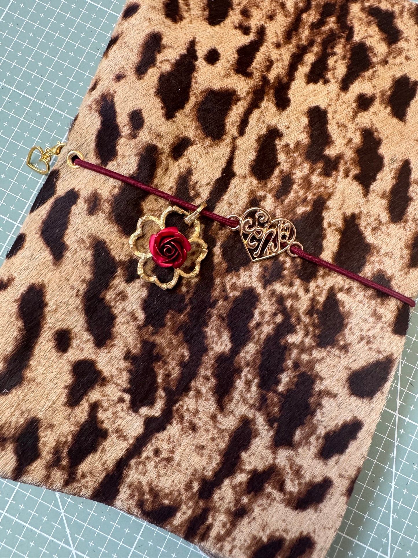 A5 Tri-Fold Leopard Print Leather Journal Cover 2
