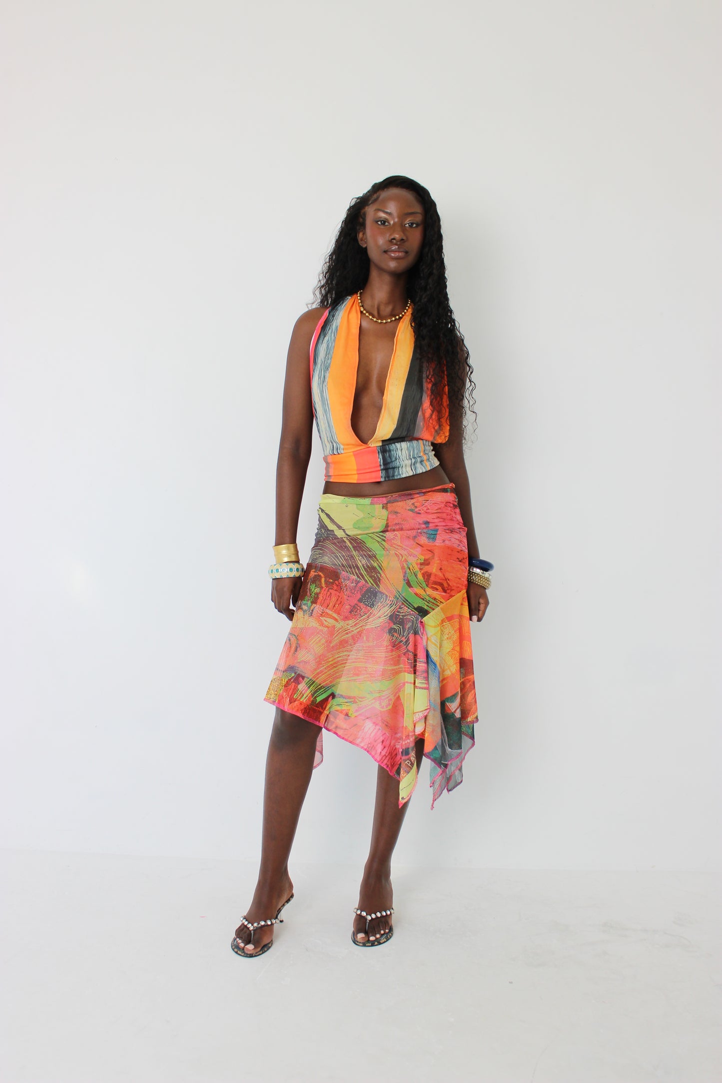 Sunset Plunge Top