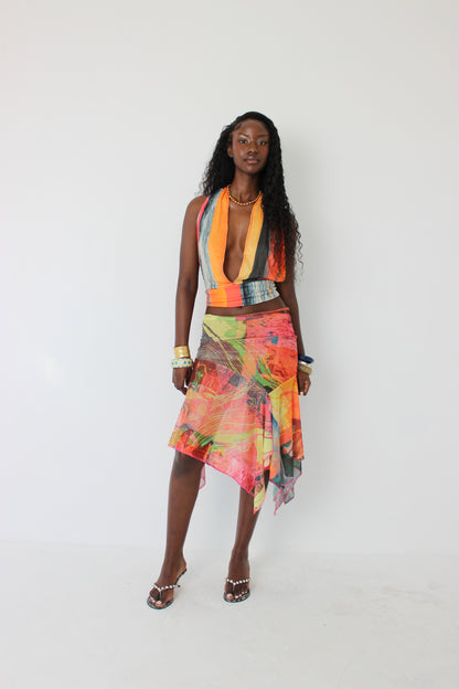 Sunset Plunge Top
