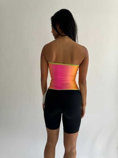 Ombre Lace Bandeau Top