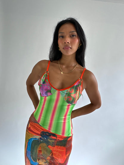 Patchwork Maxi Dress