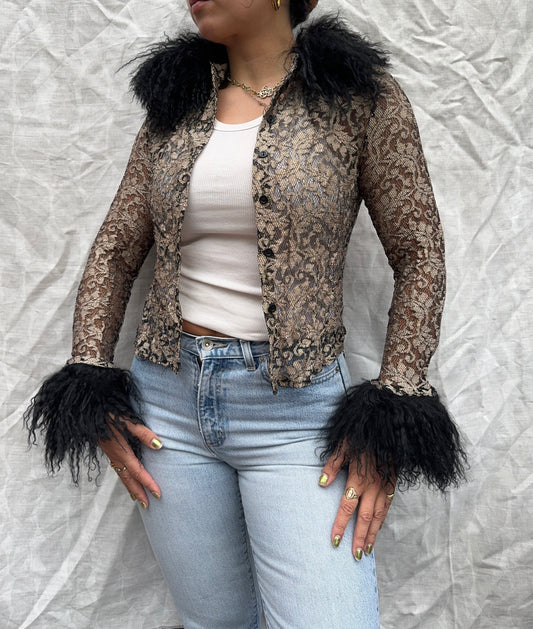 Lace cardie